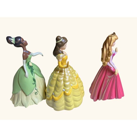 Disney Princess Tiana Aurora & Belle Figurines - 3.5" Tall - Collectible Toys - Picture 7 of 12